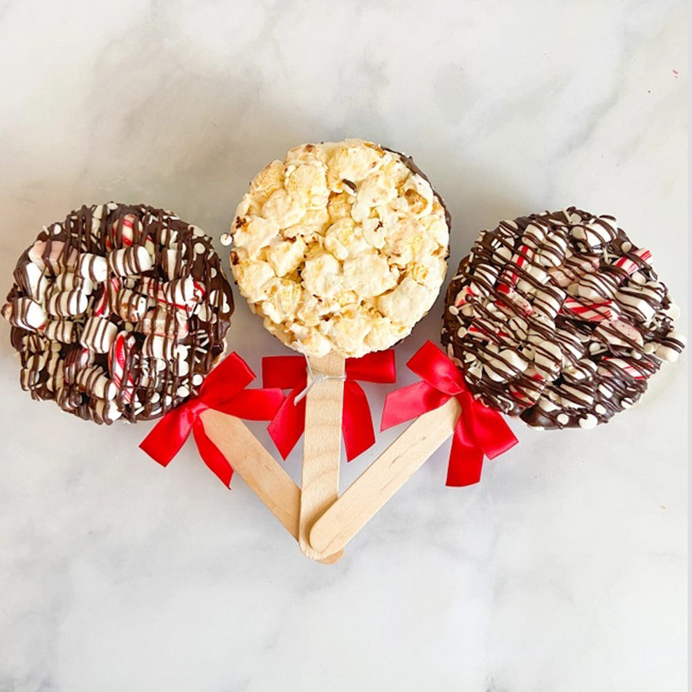 Chocolate Candy Cane Gourmet Popcorn Pop