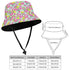 Kid's Bucket Hat - Flamingo Summer