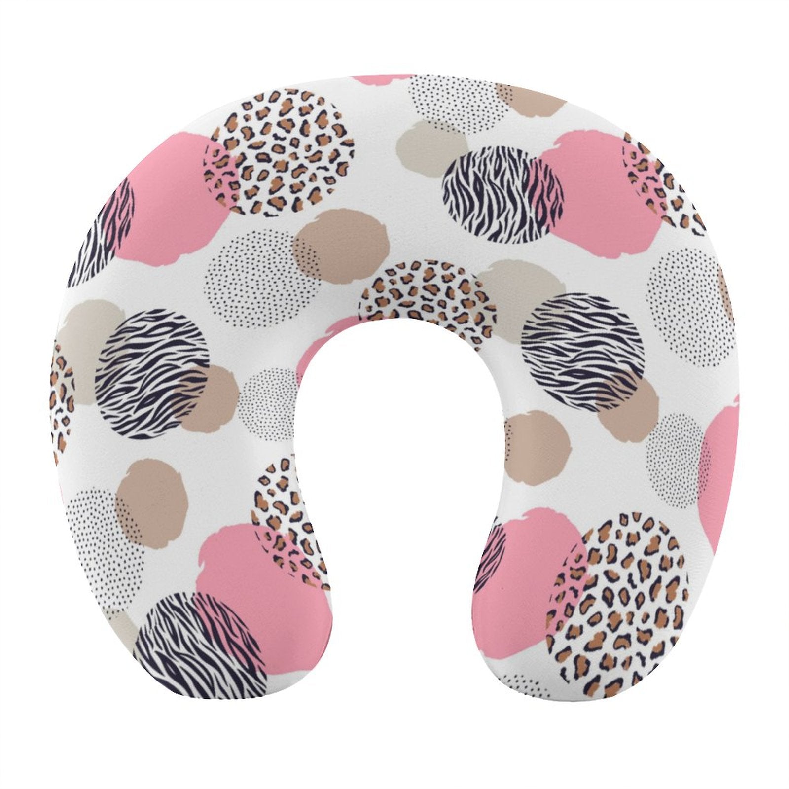 Travel Neck Pillow - Safari Circles