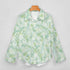 Women's Irregular Hem Button-Up Shirt - Fresh Ferns