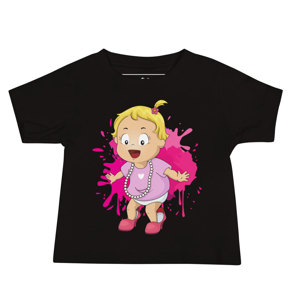 Baby Jersey Short Sleeve Tee - Dress-Up (Black)