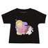 Baby Jersey Short Sleeve Tee - Story Time (Black)