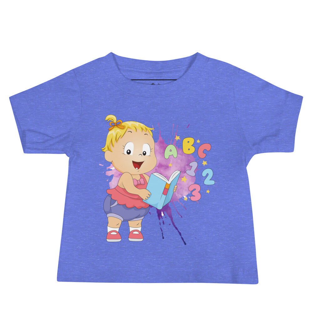 Baby Jersey Short Sleeve Tee - ABC123 (Colors)