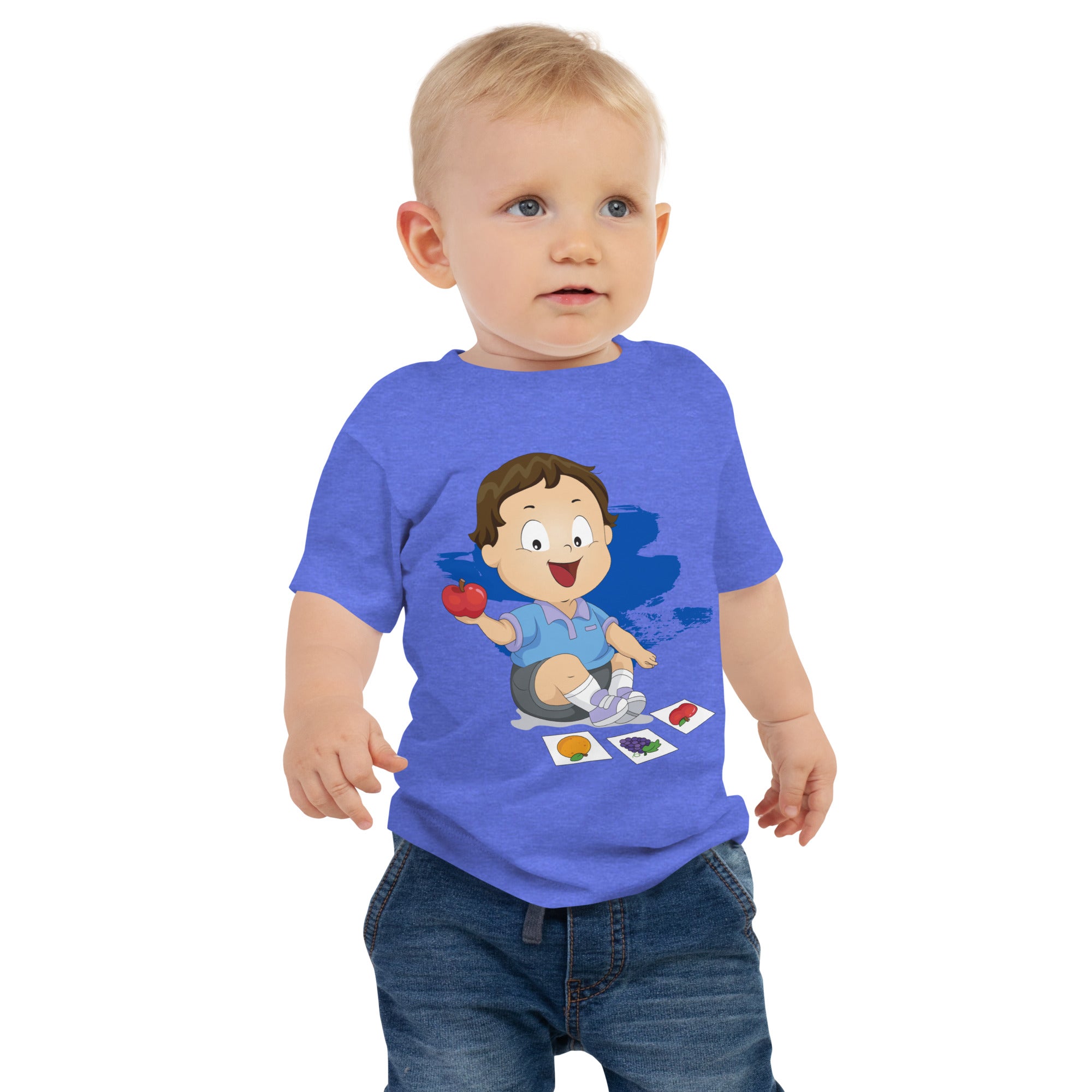 Baby Jersey Short Sleeve Tee - Apple (Colors)