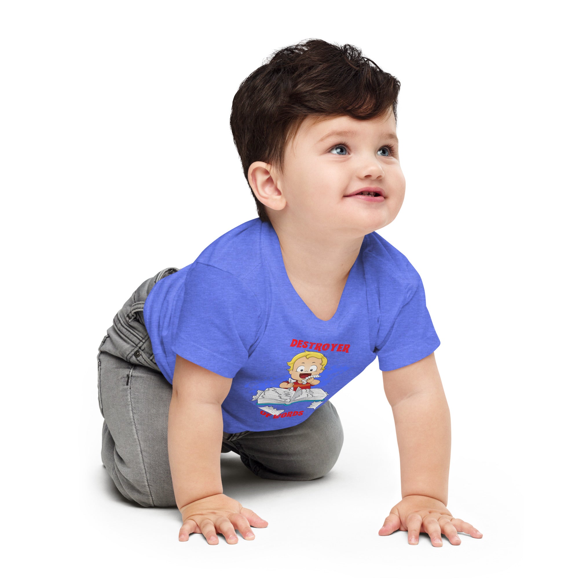 Baby Jersey Short Sleeve Tee - Destroyer of Words (Colors)