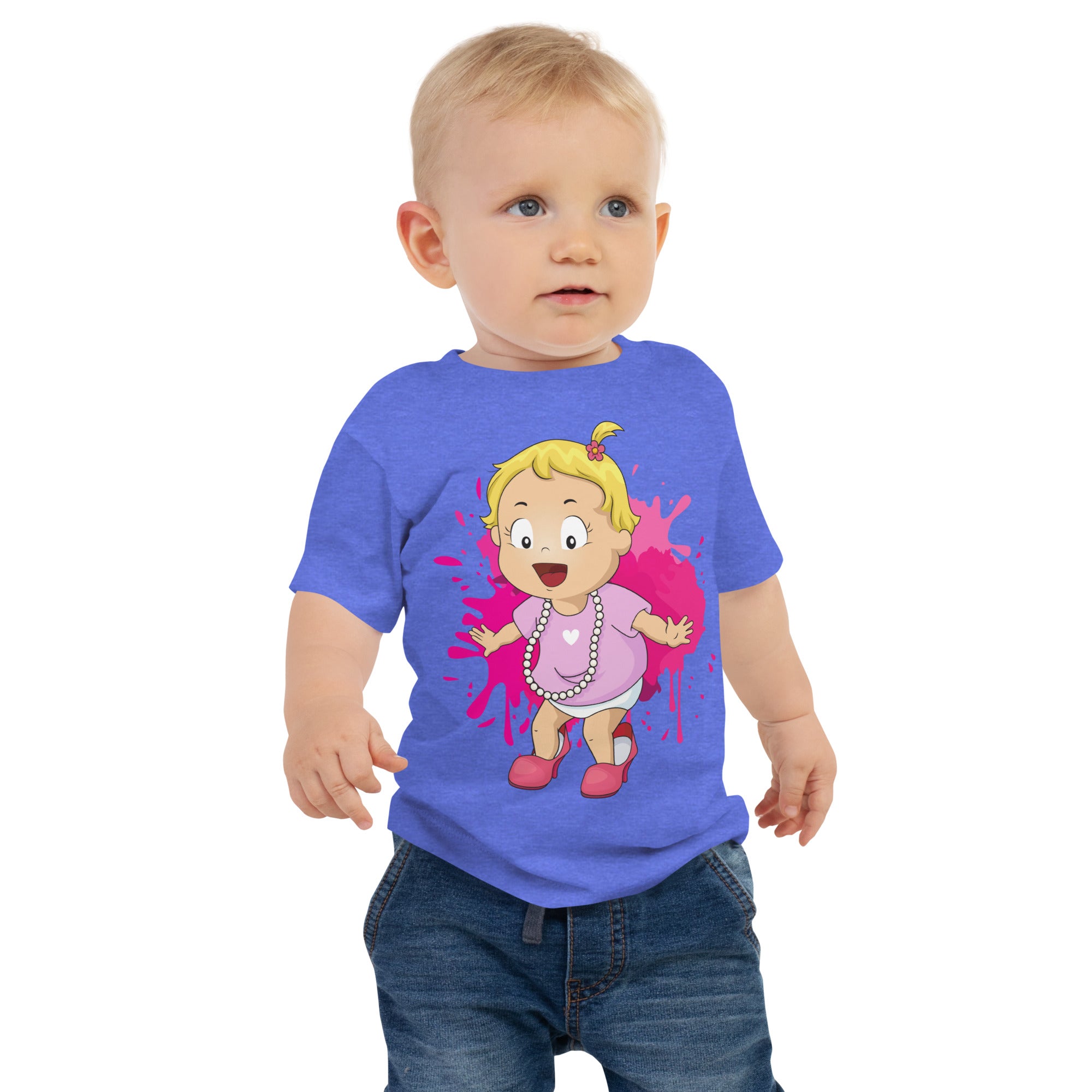 Camiseta Manga Corta Baby Jersey - Vestir (Colores)