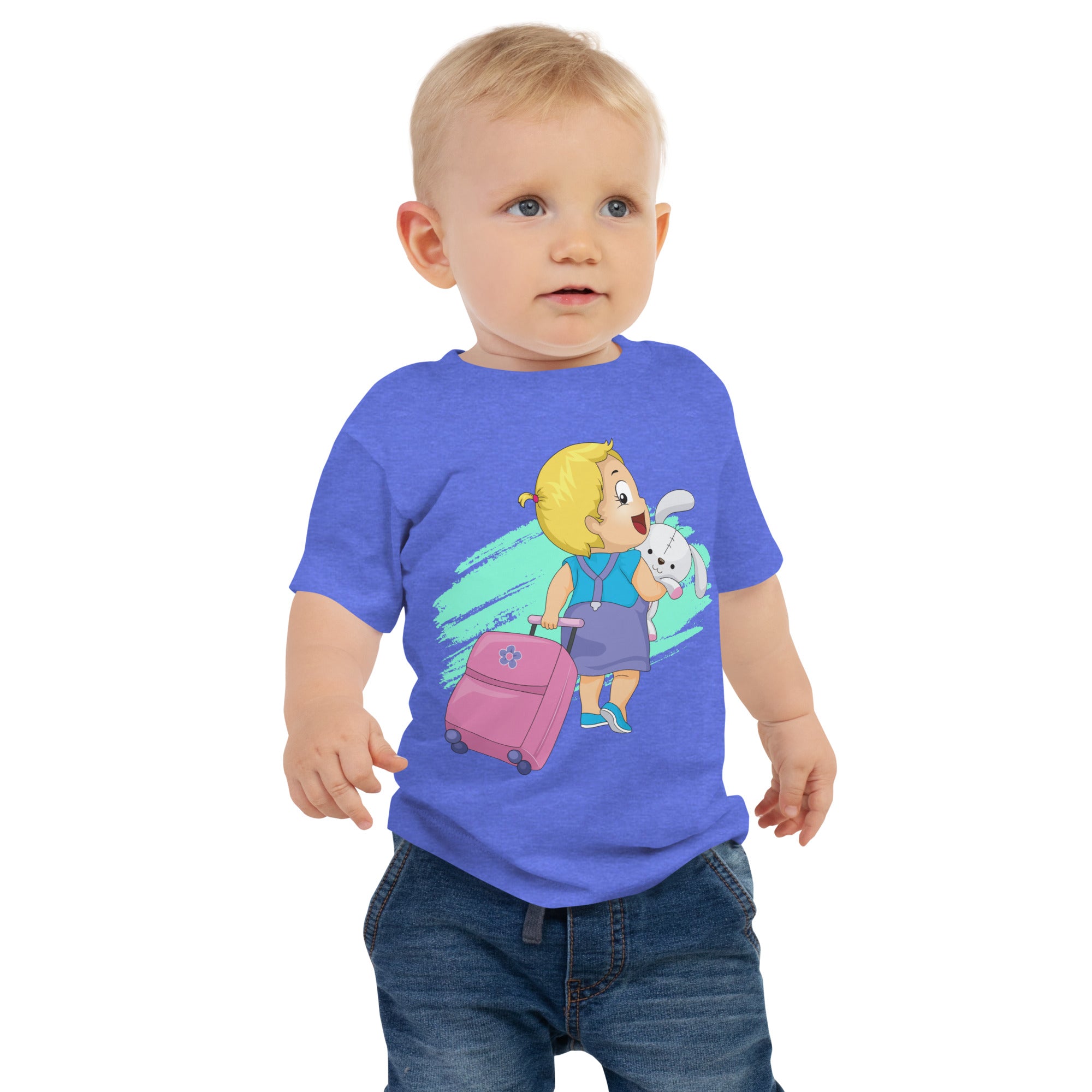 Baby Jersey Short Sleeve Tee - Off to Grandma's (Colors)