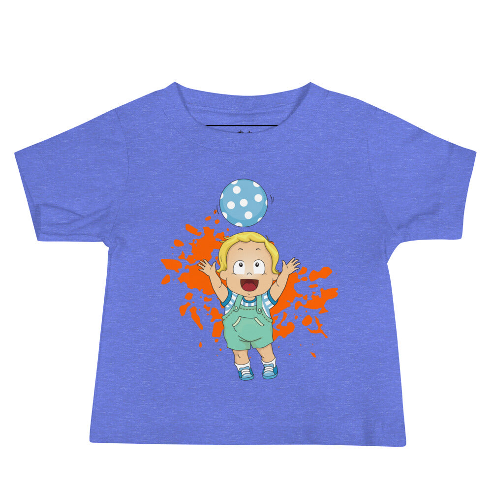 Camiseta Bebé Jersey Manga Corta - Play Ball (Colores)