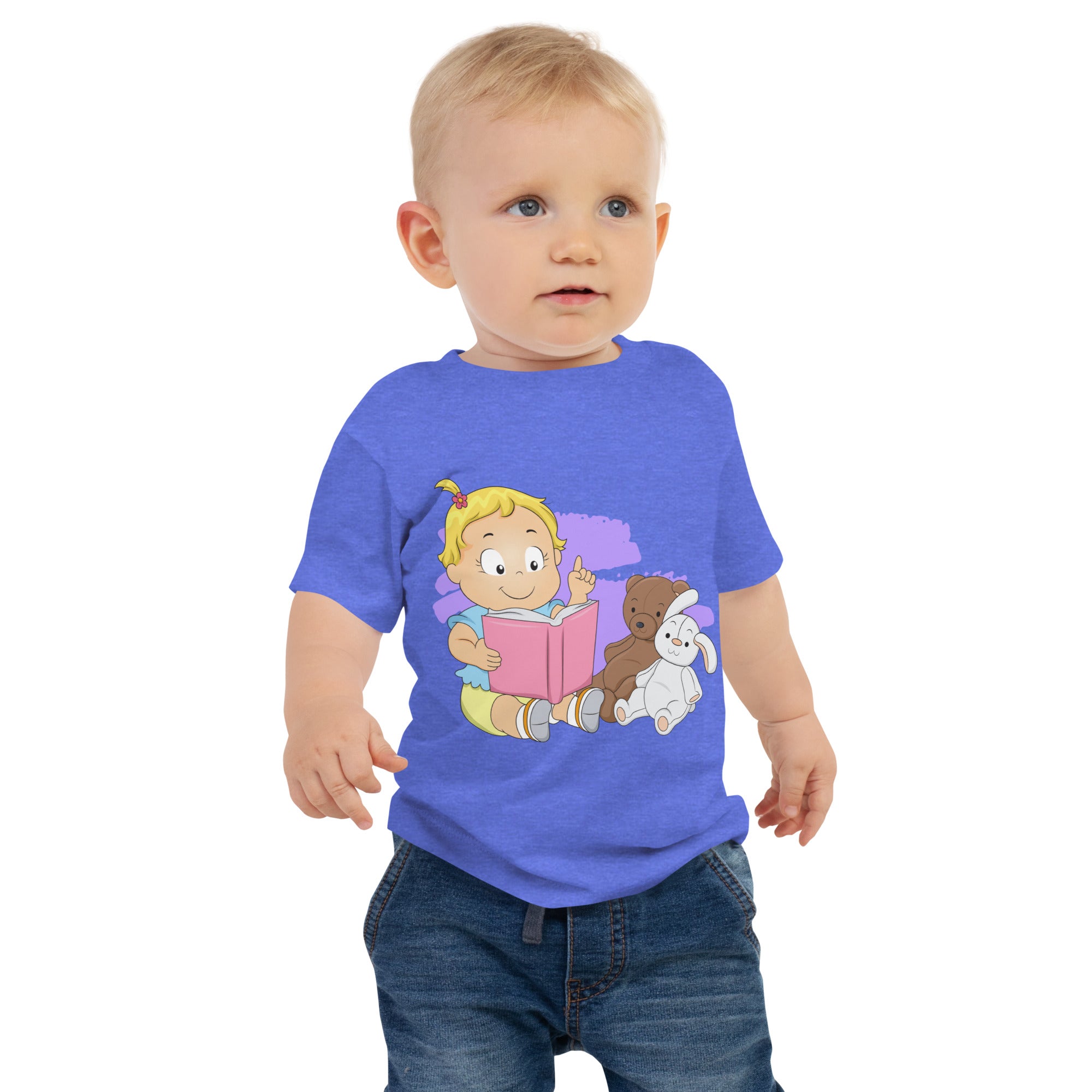 Baby Jersey Short Sleeve Tee - Story Time (Colors)