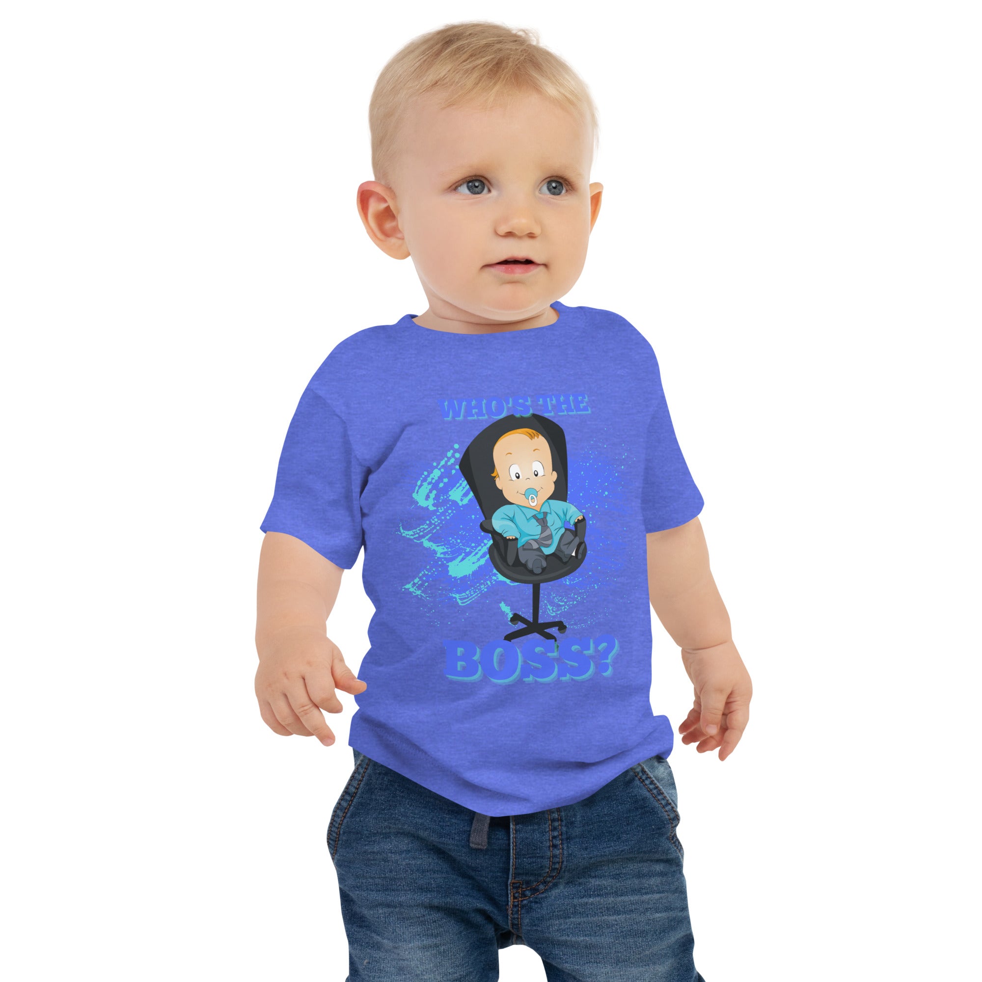 Baby Jersey Short Sleeve Tee - The Boss (Colors)