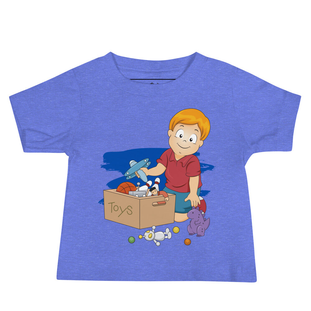 Camiseta de punto de bebé de manga corta - Toybox (Colores)