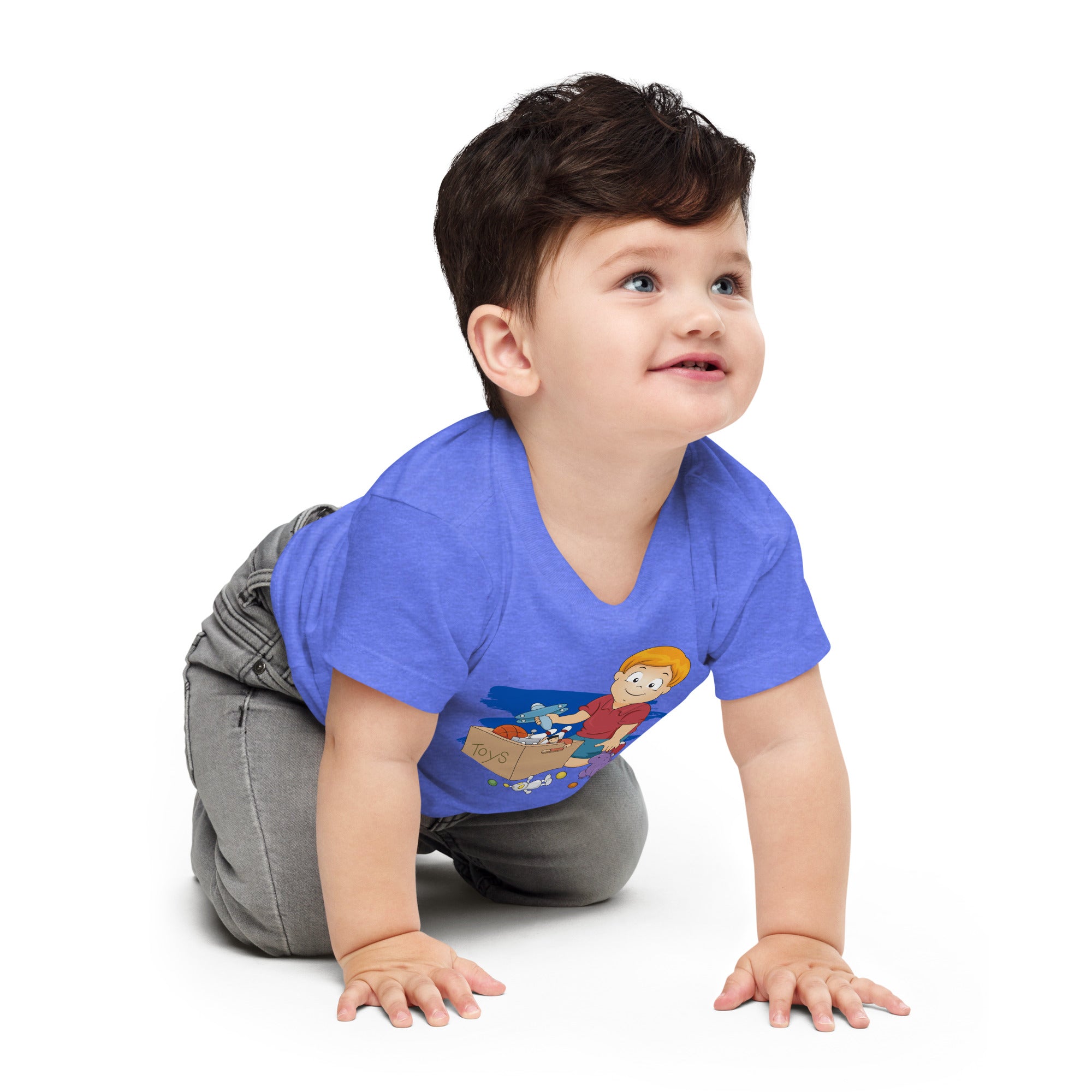 Baby Jersey Short Sleeve Tee - Toybox (Colors)