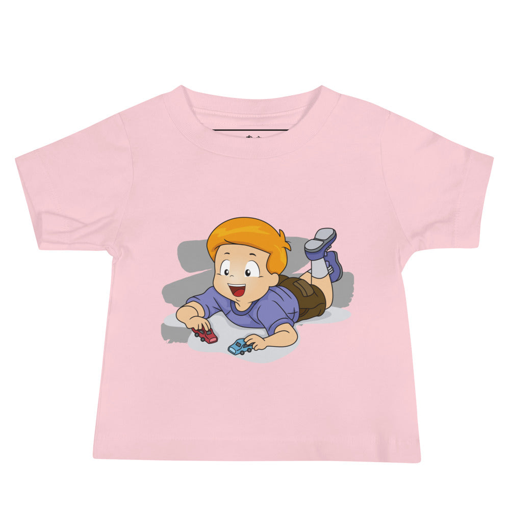 Baby Jersey Short Sleeve Tee - Cars (Colors)