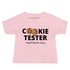 Tee-shirt à manches courtes en jersey pour bébé - Cookie Tester (Couleurs)