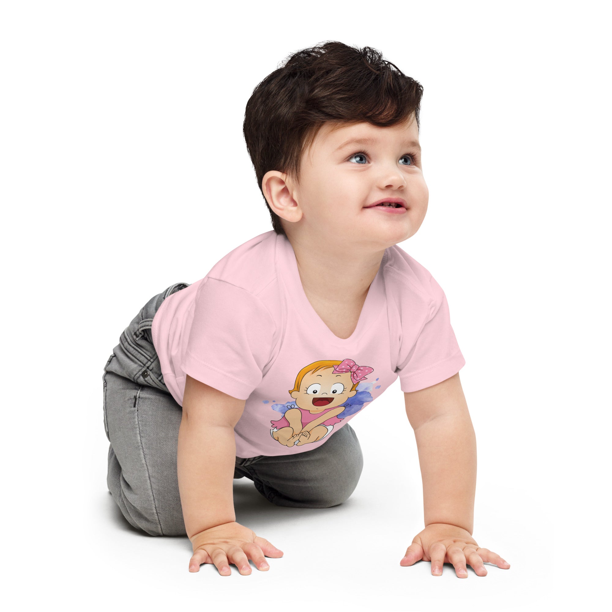 Baby Jersey Short Sleeve Tee - Cutie (Colors)