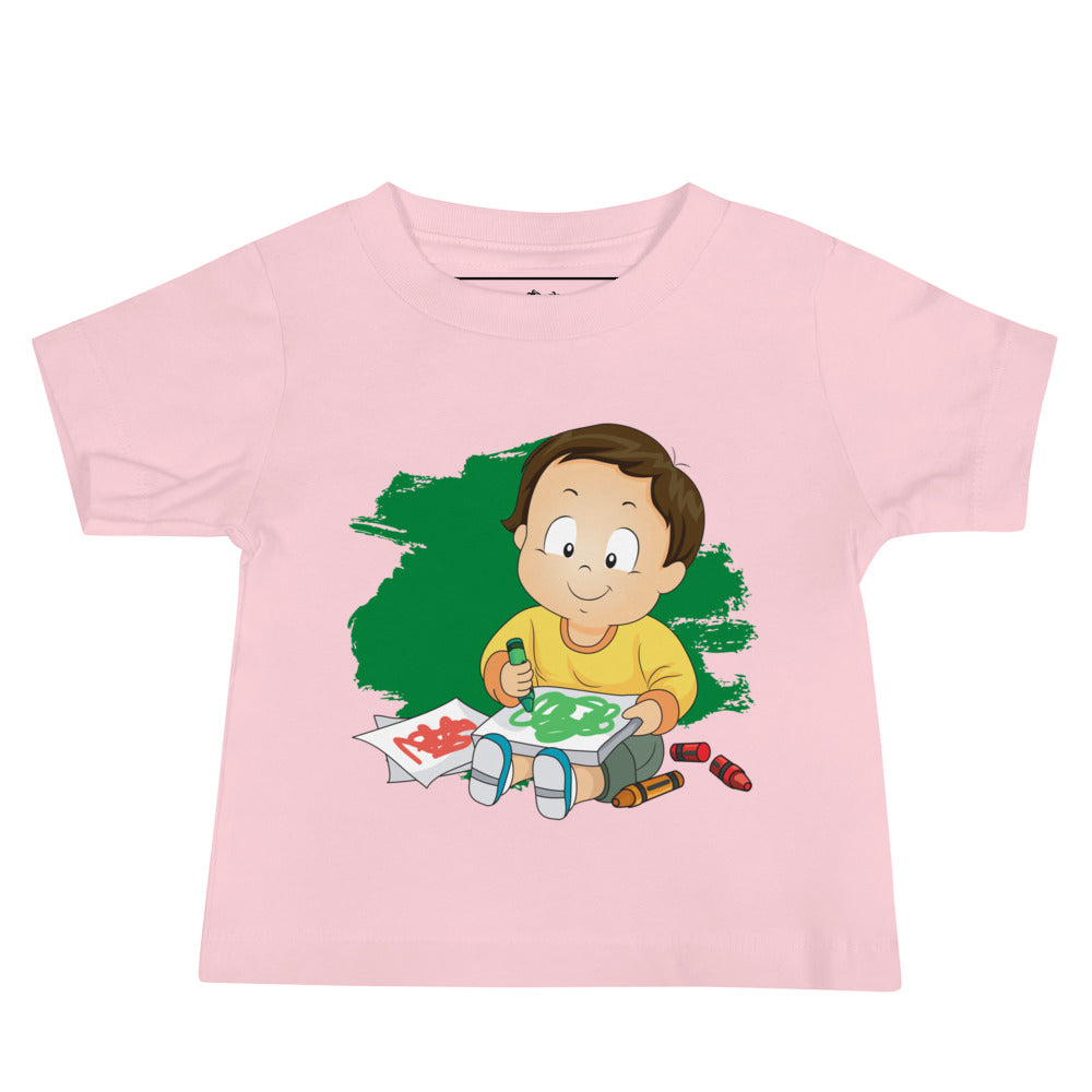 Baby Jersey Short Sleeve Tee - Doodles (Colors)