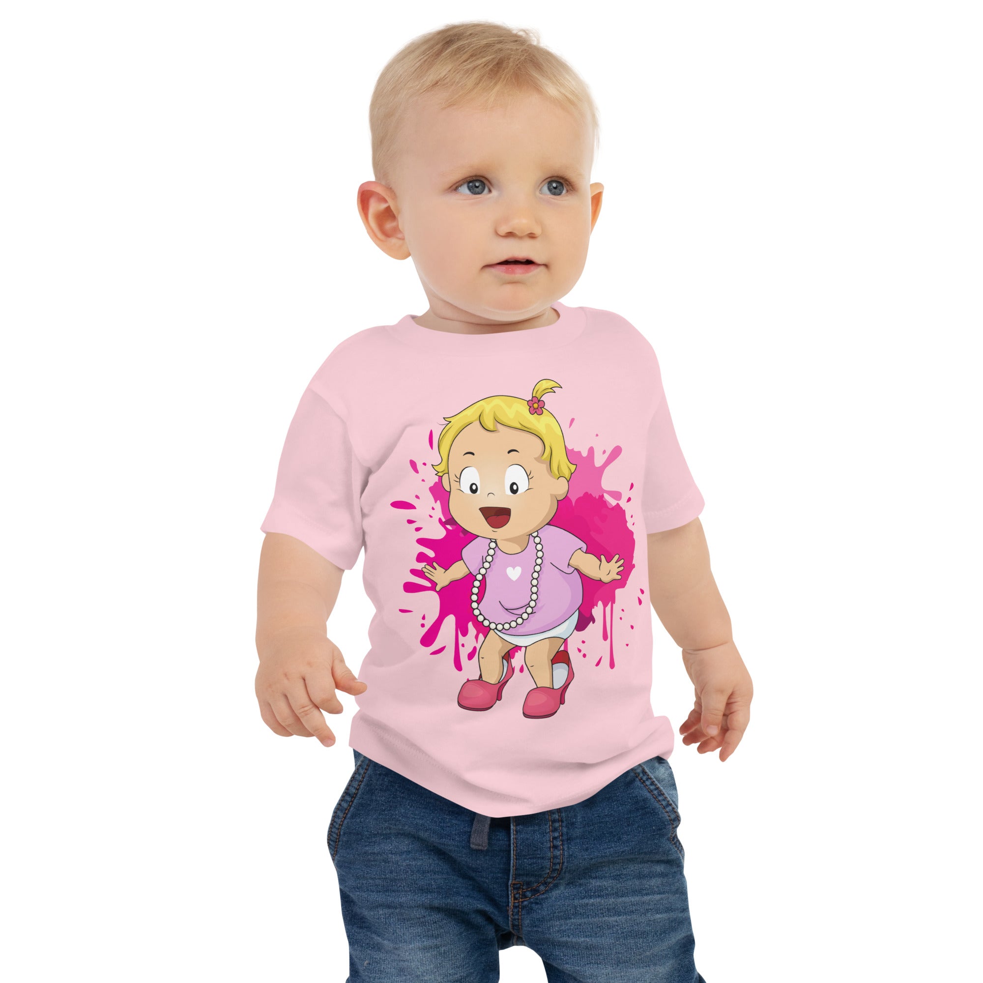 Camiseta Manga Corta Baby Jersey - Vestir (Colores)