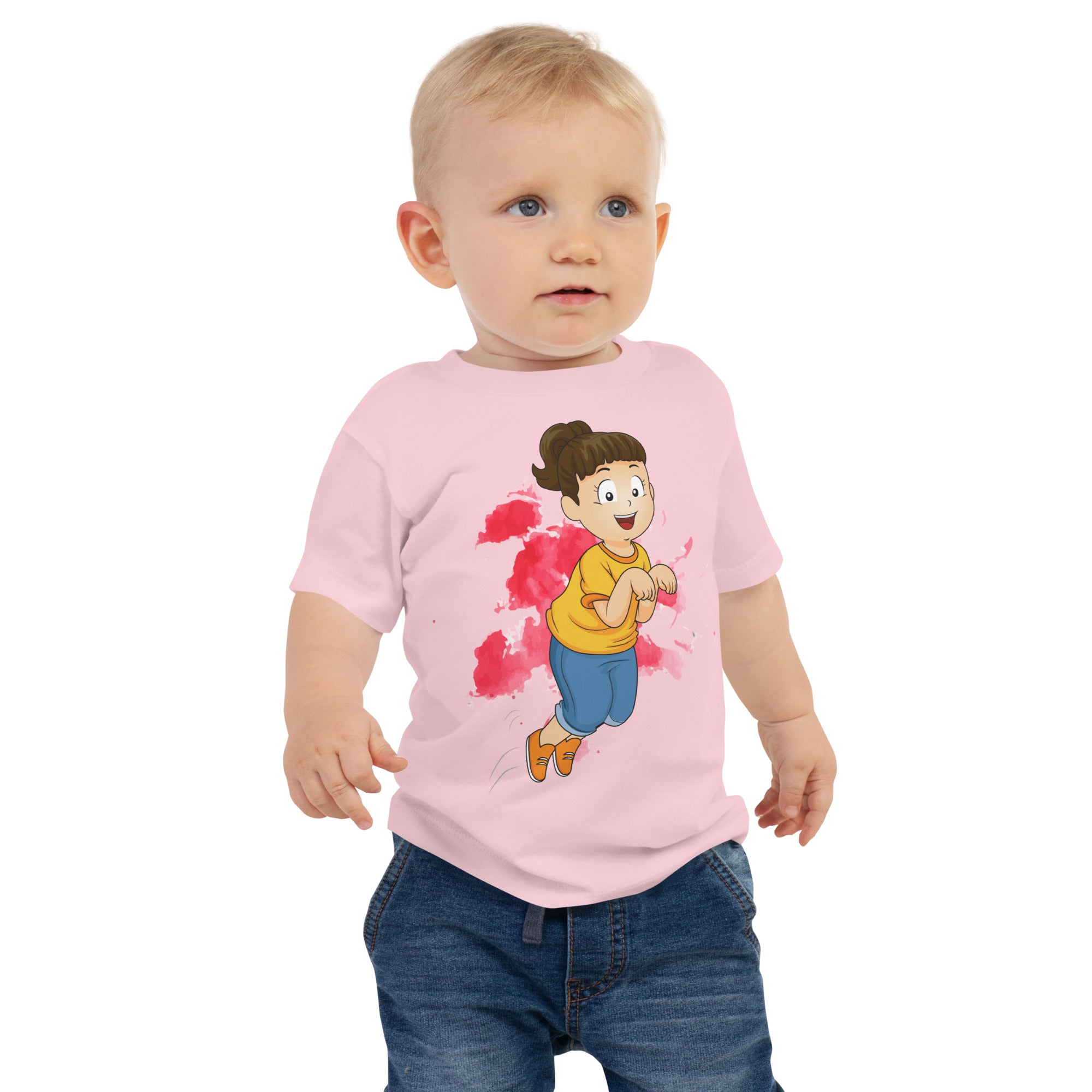 T-shirt manches courtes bébé jersey - Hop (Couleurs)