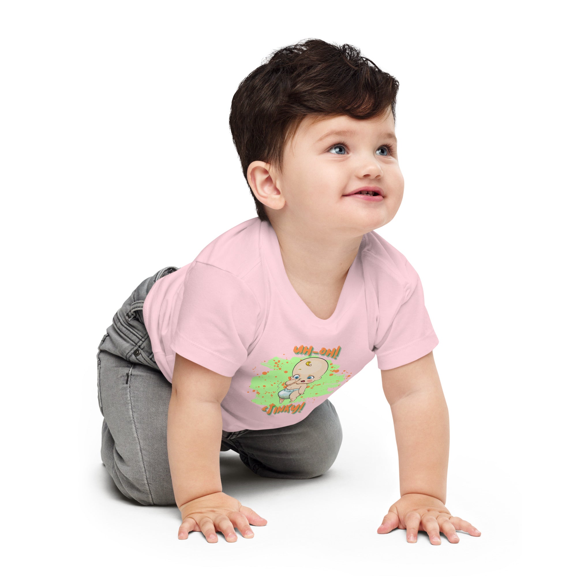 Baby Jersey Short Sleeve Tee - Stinky (Colors)