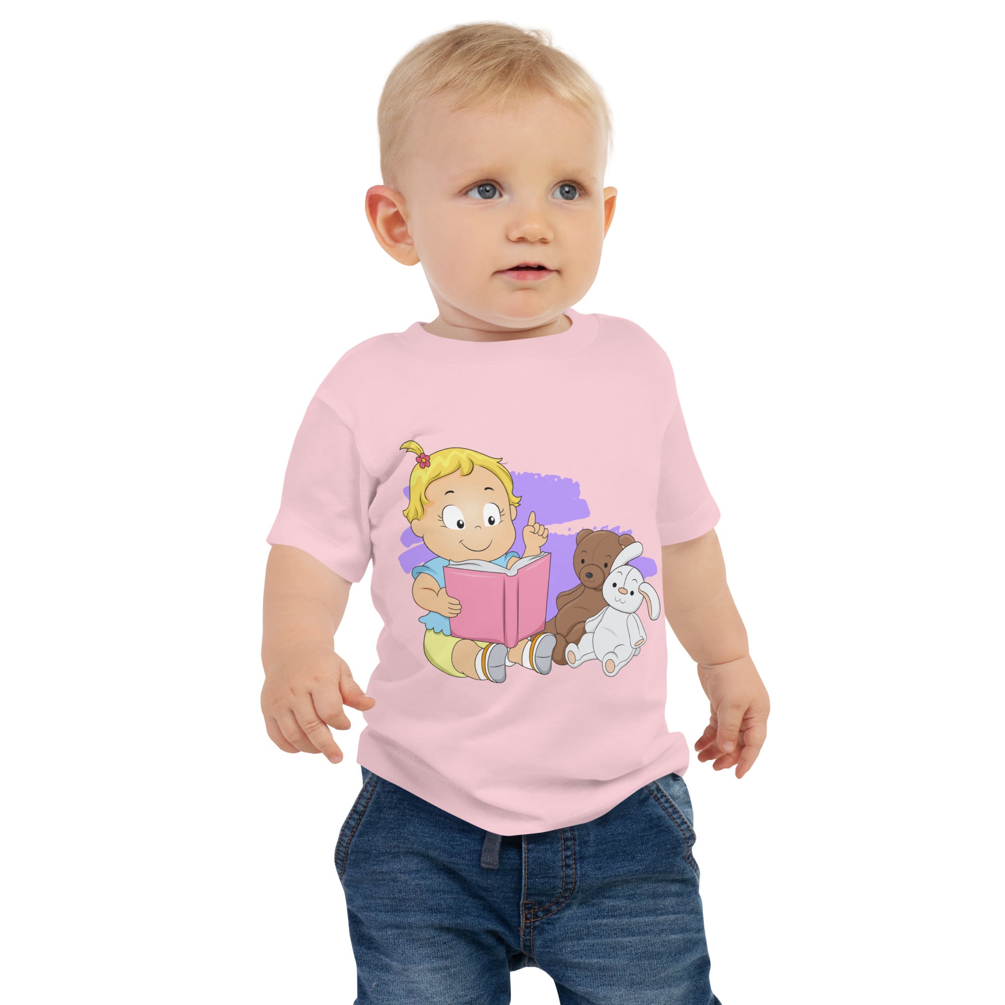 Baby Jersey Short Sleeve Tee - Story Time (Colors)