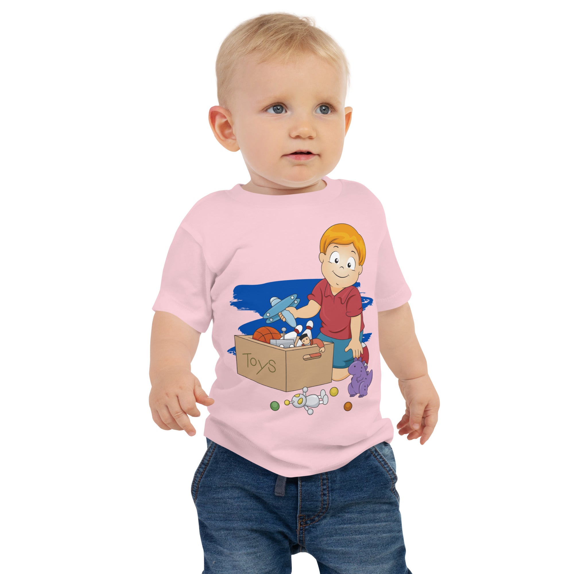 Baby Jersey Short Sleeve Tee - Toybox (Colors)