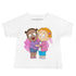 Baby Jersey Short Sleeve Tee - Besties (White)