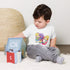 Baby Jersey Short Sleeve Tee - Blocks (White)