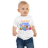 Baby Jersey Short Sleeve Tee - Choo! Choo! (White)