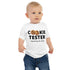 T-shirt à manches courtes en jersey pour bébé - Cookie Tester (Blanc)