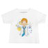 Camiseta de manga corta para bebé - Just Like Dad (Blanco)