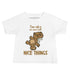 Baby Jersey Short Sleeve Tee - Nice Things (White)