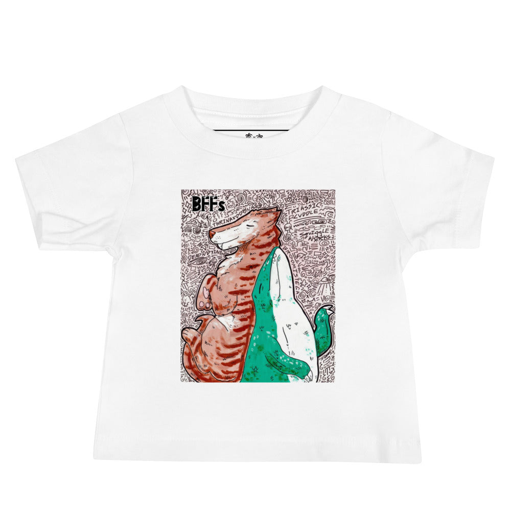 100% Cotton Baby T-Shirt - Triassic Cuddle