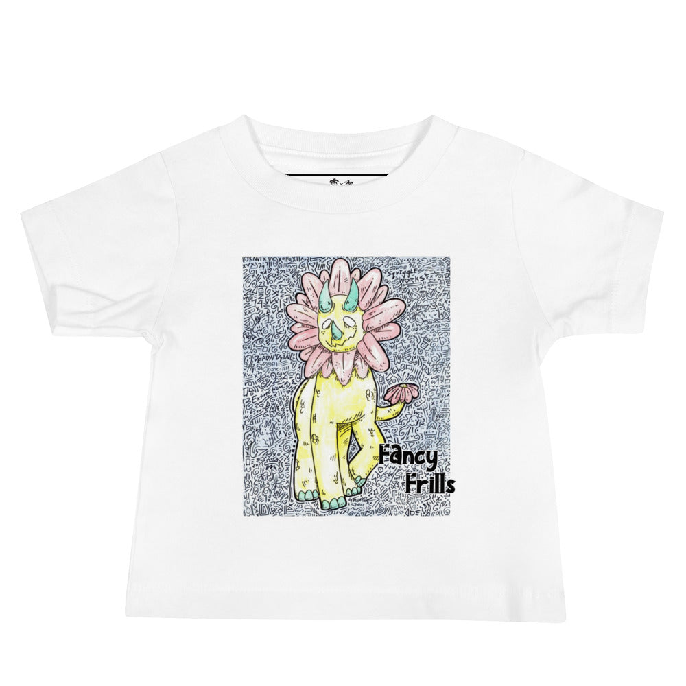 100% Cotton Baby T-Shirt - Triceratops