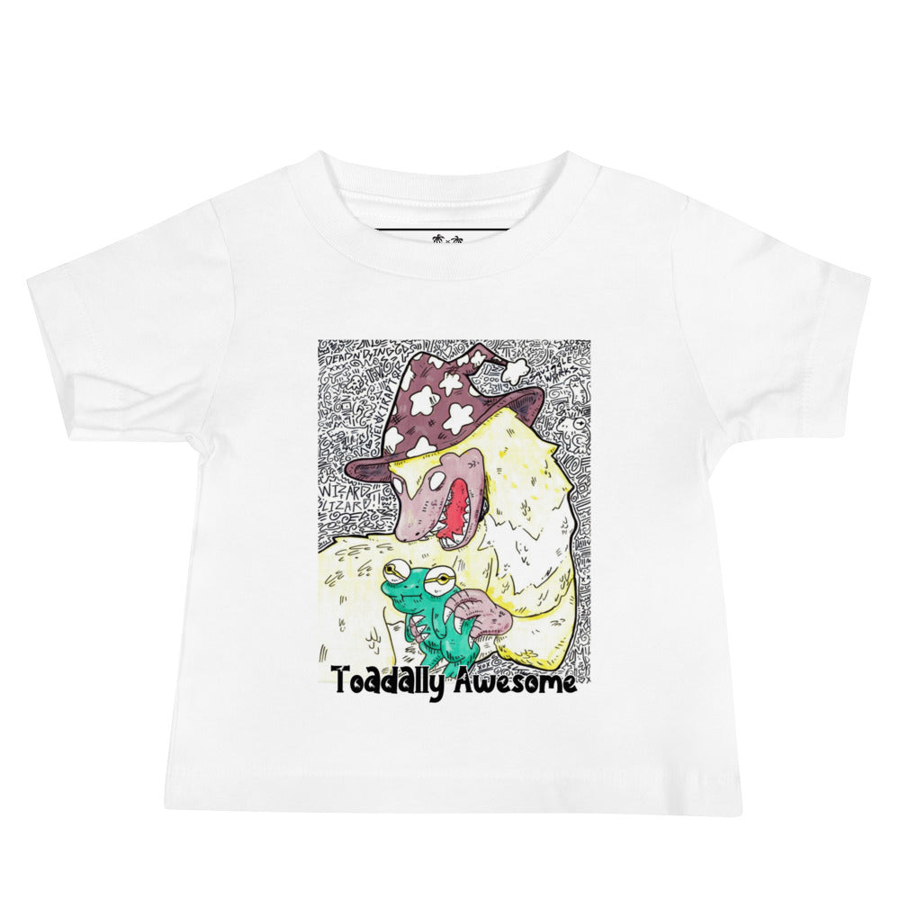 100% Cotton Baby T-Shirt - Wizard Lizard