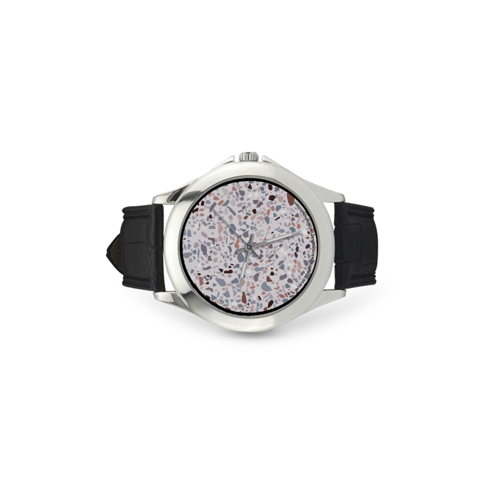 Women's Classic Leather Strap Watch - Pink Granite