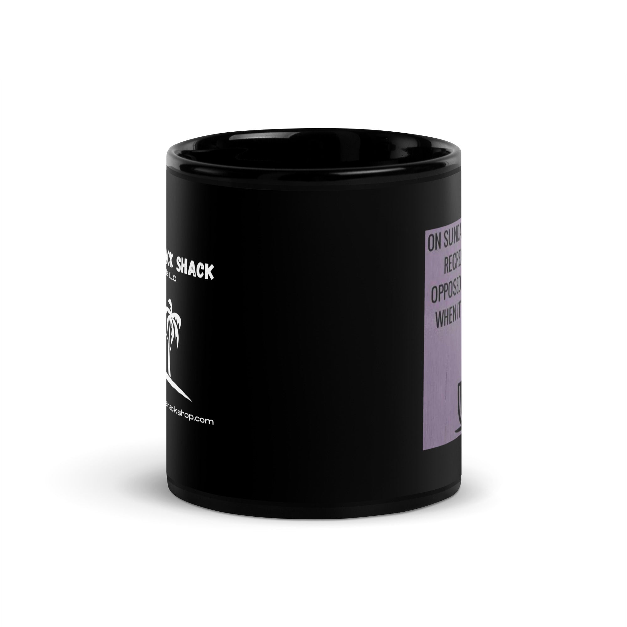 Black Glossy Mug - Medicinal (L-Handed)