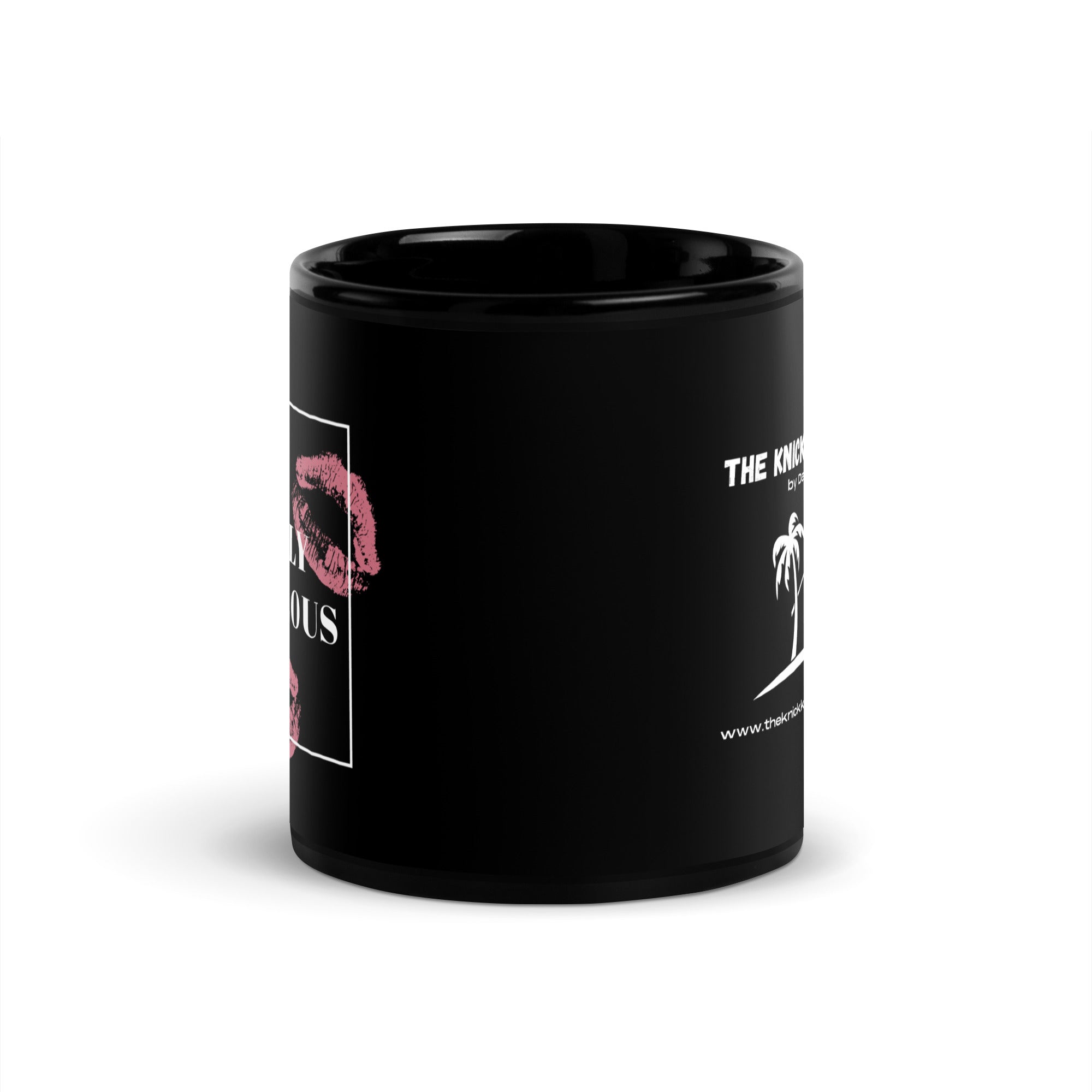 Black Glossy Mug - Simply Gorgeous (R-Handed)