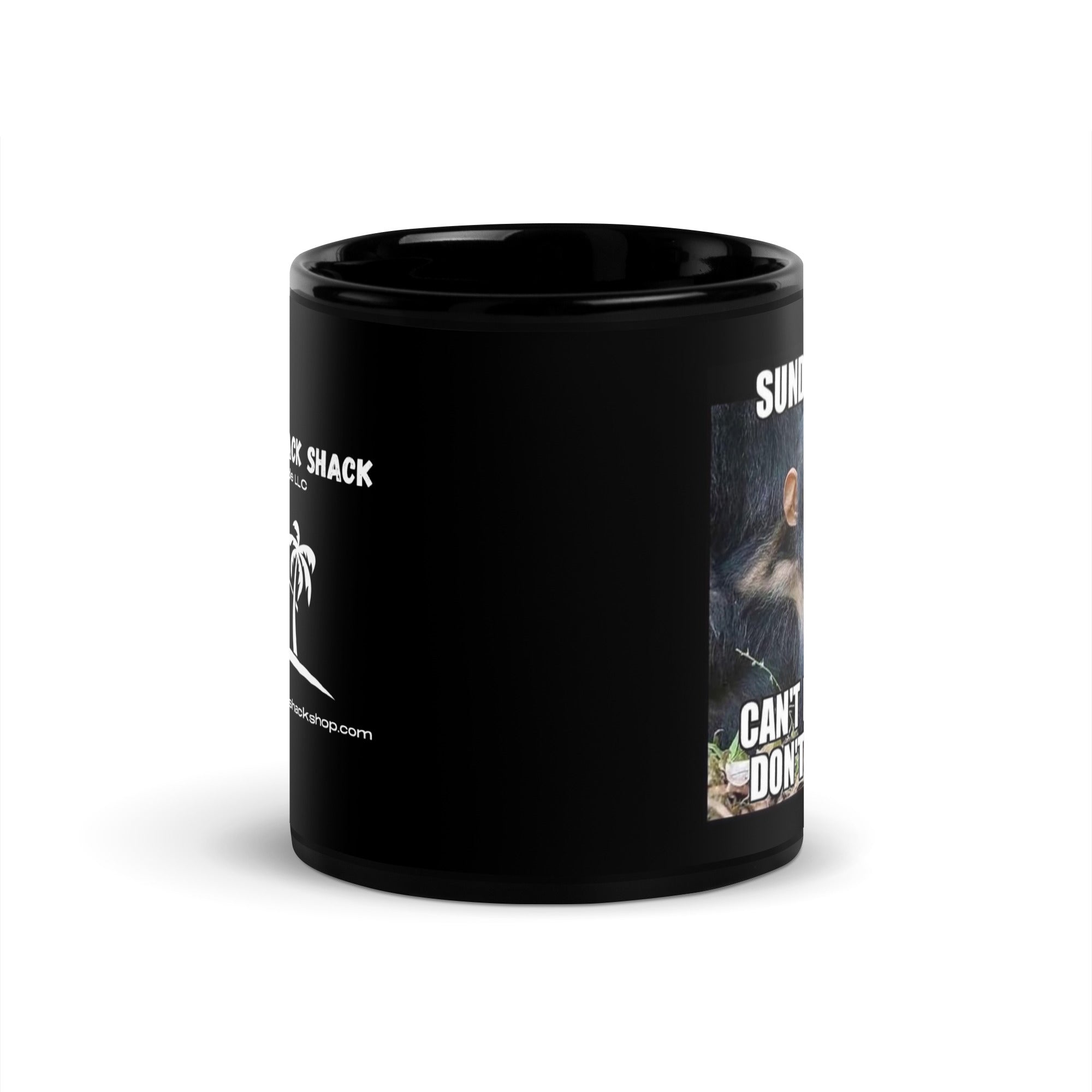 Black Glossy Mug - Sunday Rule (L-Handed)