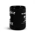 Black Glossy Mug - No Talkie (R-Handed)