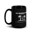 Black Glossy Mug - But First Coffee (L-Handed)