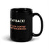 Black Glossy Mug - Low Coffee Light (L-Handed)