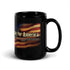 Black Glossy Mug - Pray For America (L-Handed)