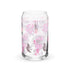 Vaso con forma de lata (16 oz) - Amapolas rosas