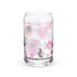 Vaso con forma de lata (16 oz) - Amapolas rosas