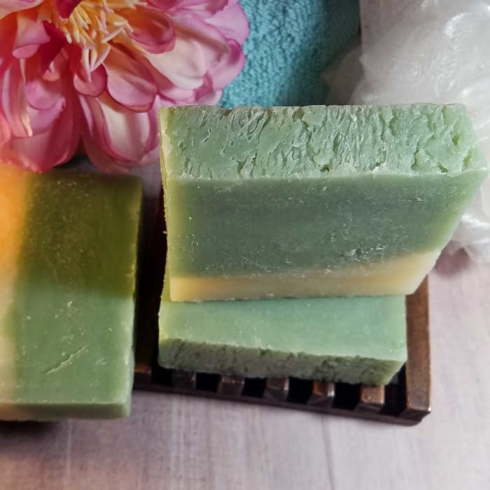 Cucumber & Melon Scented Soap Bar With Organic Aloe Concentrate