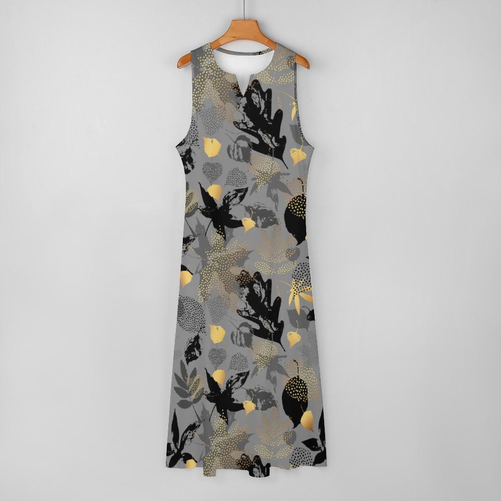 Sleeveless Ankle-Length Shift Dress - Kin'noha