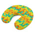 Travel Neck Pillow - Geometric Neon in Citrus