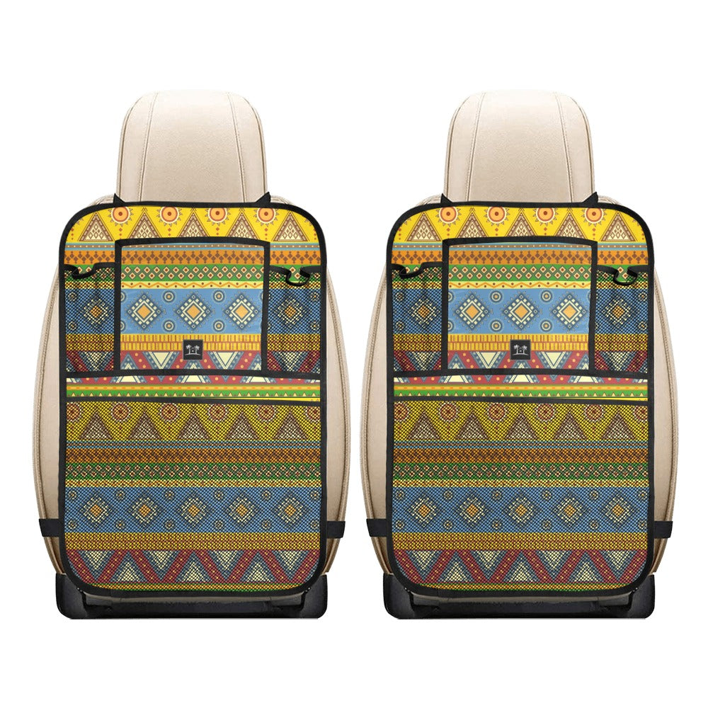 Car Seat Back Organizer (2-Pack) - Aztec Print