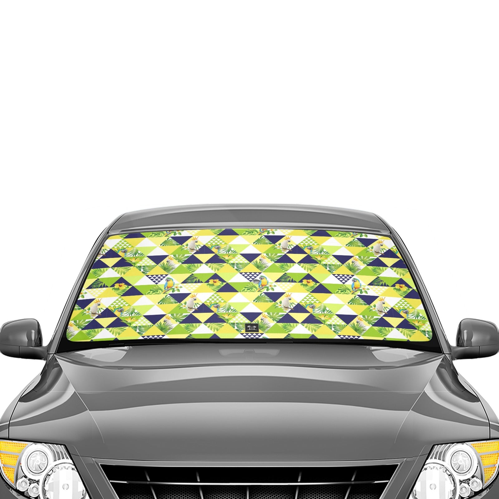 Car Umbrella Sun Shade - Tropical Triangles