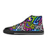 Kid's High Top Canvas Shoes - Neon Graffiti